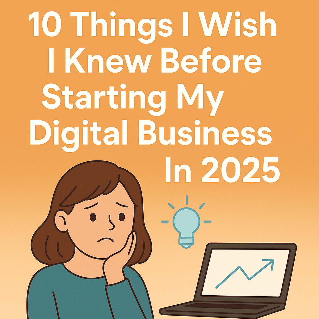 10 Things I Wish I Knew Before Starting My Digital Business in 2025